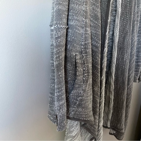 Free People In the Loop Waterfall cardigan in grey size XS oversized - Picture 9 of 11